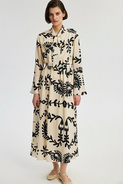 Touché Privé BELLY PLEATED DRESS