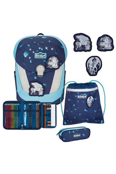 Scout Sunny II LED Schulranzen-Set 4tlg.