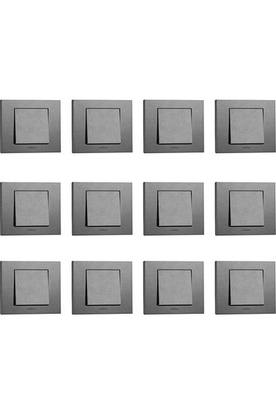 OVİVO Ovivo Grano Smoked Key with Frame 12 Pieces