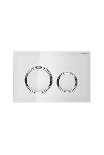 Geberit Sigma21 Kumanda Paneli Beyaz Cam 115.884.sı.1