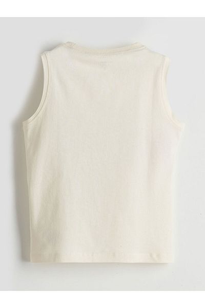 LC Waikiki Νέα σεζόν Crew Neck Printed Boys Singlet - S5CH23Z1