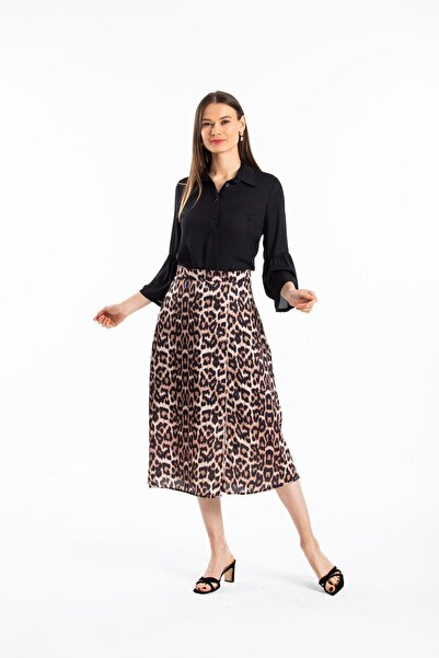 Pitti Women's Leopard Skirt 20992