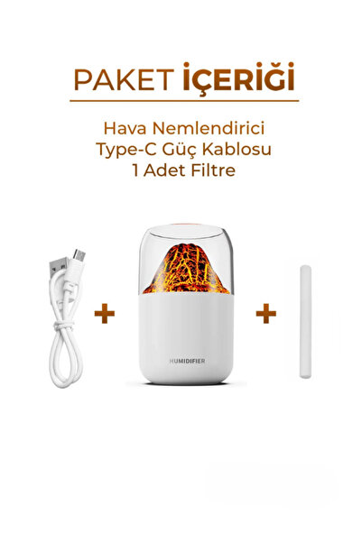 Golden Tech Yanardağ Motifli Hava Nemlendirici 300ml-Beyaz