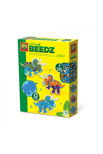 SES Creative Set creativ Green Beedz cu mărgele termoizolante Triceratops