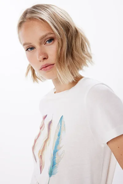 Springfield 100% Cotton Ethnic Graphic T-shirt
