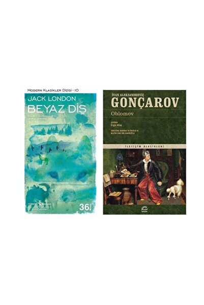 TÜRKİYE İŞ BANKASI KÜLTÜR YAYINLARI Beyaz Diş - Jack London - Oblomov - İvan ...