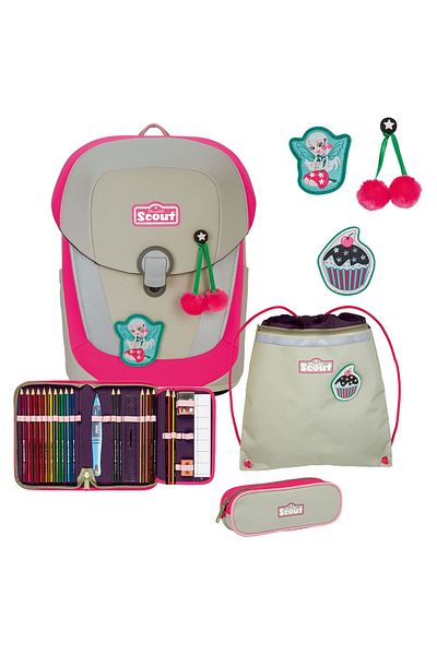 Scout Set ghiozdane școlare Sunny II, 4 buc.