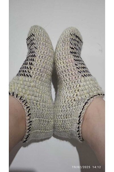 MODA El örgüsü çegizlik patik çorap