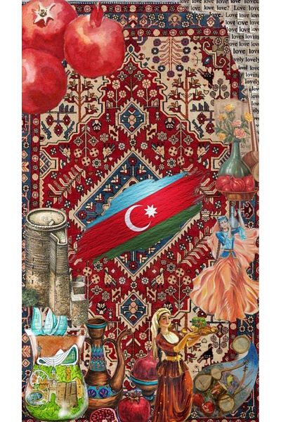 pixartsanat Traditional Azerbaijan Pixart Art Diamond Mosaic Painting 40X70