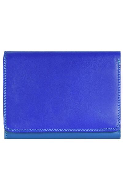 Mywalit Mittelgroße dreifach faltbare Geldbörse Leder 12 cm