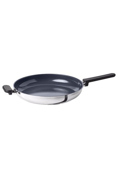 erorex Frying pan, non-stick coating/stainless steel, 32 cm