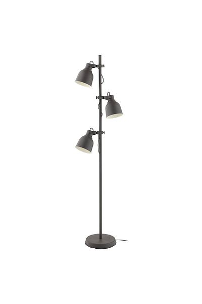 erorex Floor lamp with 3-spot, dark grey