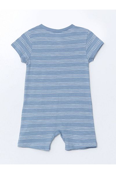LC Waikiki New Season Striped Baby Boy Combed Cotton Jumpsuit - S5Da28Z1