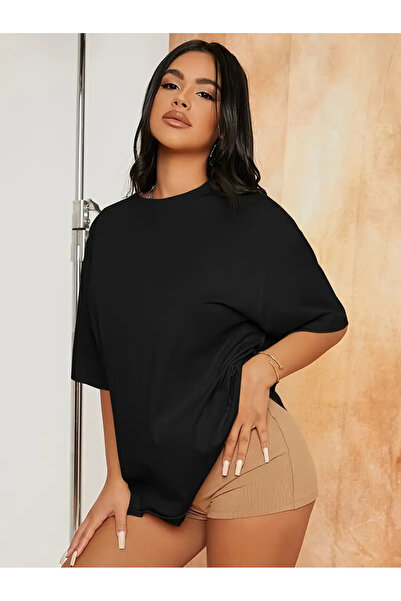 THEGEST THE GEST WOMEN OVERSIZE COMFORTABLE CUT SALAŞ بأكمام منخفضة