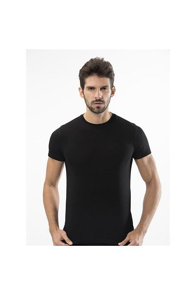 TÜREN 164 Lycra Ανδρικό T-shirt-μαύρο