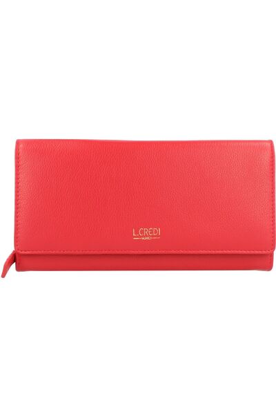 L.CREDI Evelyn Geldbörse Leder 20 cm