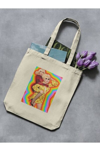 redame Trixie Katya Spiritual Unhhh Y2K Retro Unisex Tote Bag Tote Bag