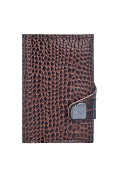 Tru Virtu Click & Slide Kreditkartenetui Geldbörse RFID Leder 6,5 cm