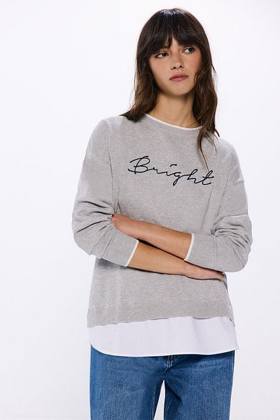 Springfield "bright" Cotton Combined Sweater