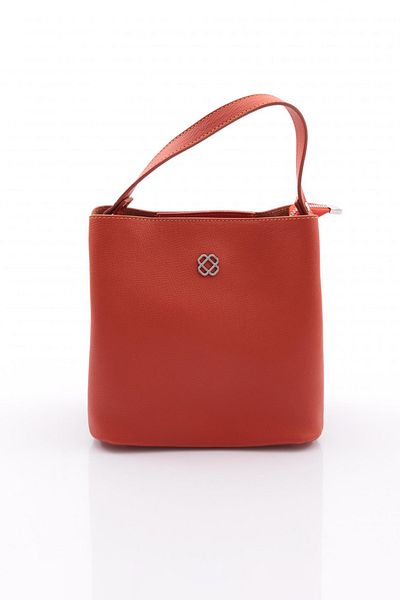 DGN Brick Color Women's Bag - Back Pocket Detail, Open Design 41653431