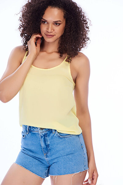 Pitti Жовта жіноча спортивна сорочка 10190