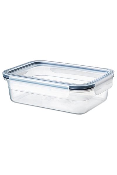 erorex Food container with lid, rectangular/plastic, 1.0 l