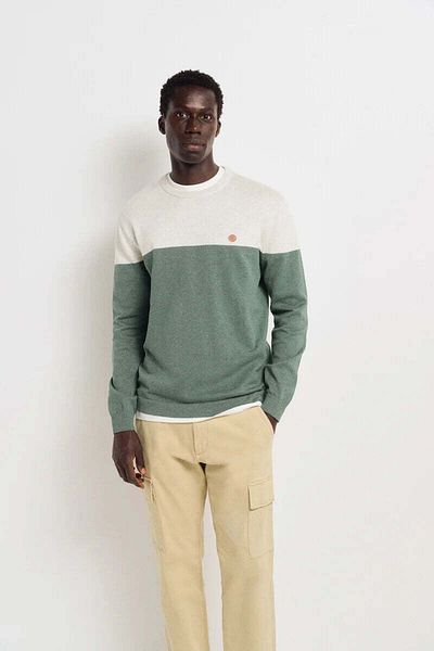 Springfield Basic Color Block Sweater