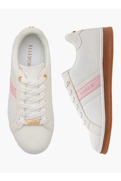 ELLE Women's Panelled Sneakers with Lace-Up Closure