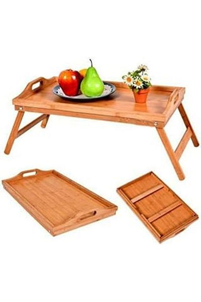 EvoVici Rom Wooden Folding Leg Tray Enjoyment Tray Bed Breakfast Tray Romshp 1067323