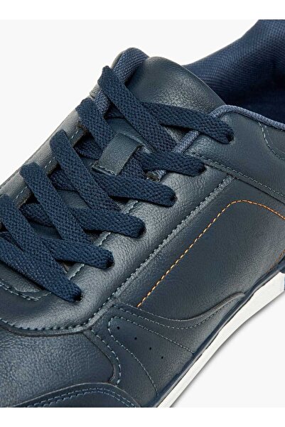 LBL by Shoexpress LBL by Shoexpress Panelled Ankle Sneakers with Lace-Up Closure