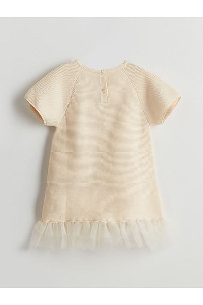 LC Waikiki Lcw Cotton Ribbon Detail Girls Dress Fast Fashion