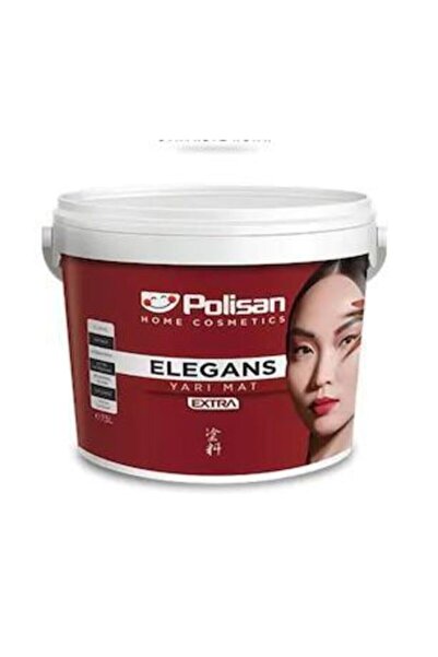 Polisan Elegans Extra Yarı Mat Küf Önleyici Silikonlu Boya 15 Lt.(20KG)