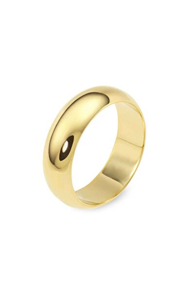 Altınbeyi Klasik Alyans 14 Ayar Altın Geniş Oval 8.90 gram