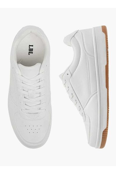 LBL by Shoexpress LBL by Shoexpress Panelled Sneakers with Lace-Up Closure