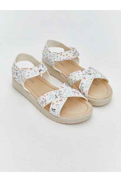 LC Waikiki Lcw Steps Ecru Ankle Strap Women's Sandals