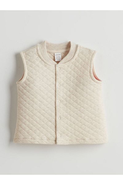LC Waikiki Lcw Baby Ecru Cotton Baby Boy Vest