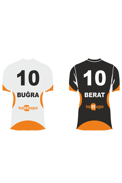 heptex Ütü ile Yapışan Tekstil Transfer Dtf Baskı Görseli - Forma İsim ve Numarası A4