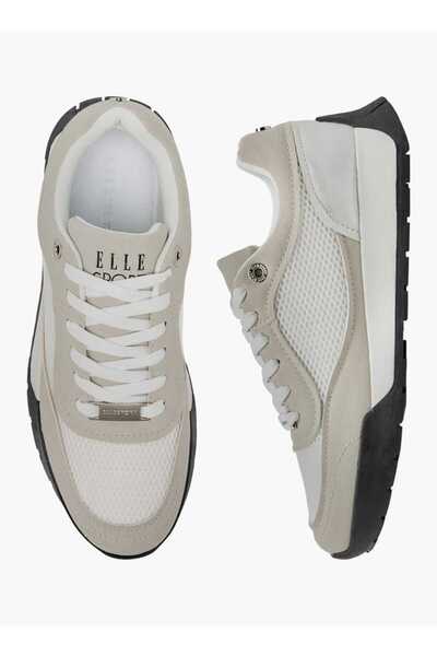 ELLE Women's Logo Detail Sneakers with Lace-Up Closure
