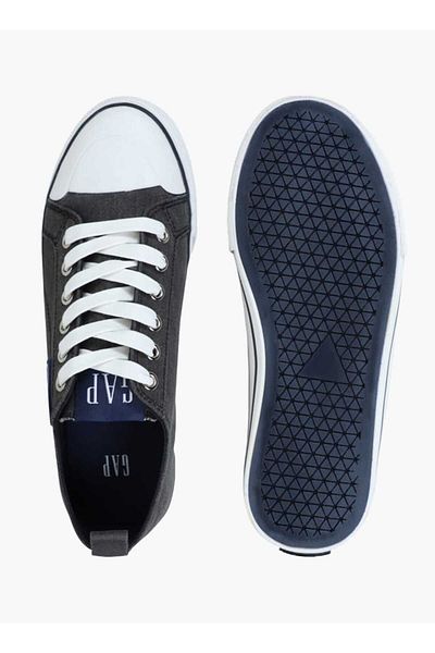 GAP Boys' Logo Detail Sneakers with Lace-Up Closure - HOUSTON II
