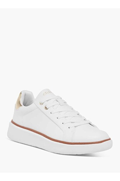 Celeste Women's Metallic Sneakers with Lace-Up Closure