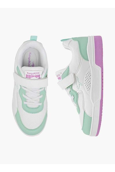 Kangaroos أحذية رياضية للأولاد ذات كتل ملونة مع إغلاق بخطاف وحلقة
