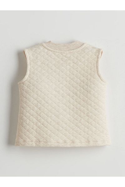 LC Waikiki Lcw Baby Ecru Cotton Baby Boy Vest