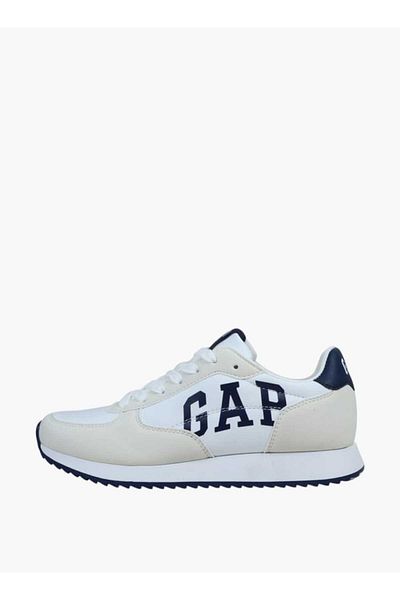 GAP Men's Logo Detail Sneakers with Lace-Up Closure