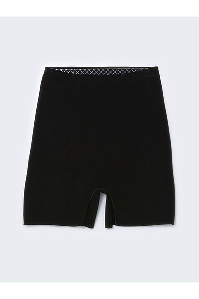 LC Waikiki Lcw Dream Black High Waist Solid Briefs Corset