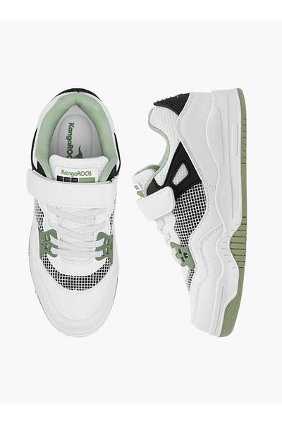 Kangaroos KangaROOS Boys' Panelled Sneakers with Hook and Loop Closure