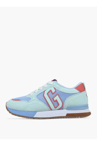 GAP Girls' Panelled Sneakers with Lace-Up Closure - NEW YORK II