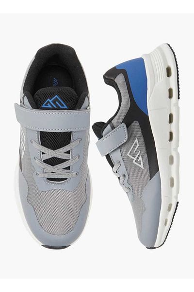 Oaklan by Shoexpress Oaklan by Shoexpress Panelled Sneakers with Hook and Loop Closure