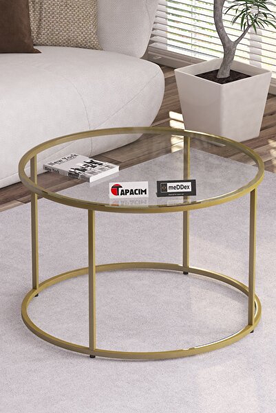 incimetal Gold 70 CM Muna Orta Sehpa