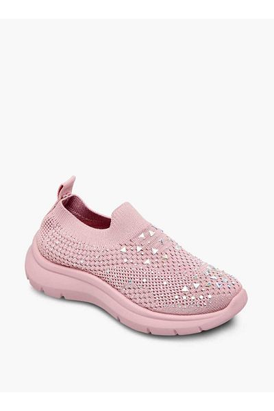 Flora Bella by Shoexpress Flora Bella Embellished Slip-On Sneakers with Pull Tabs