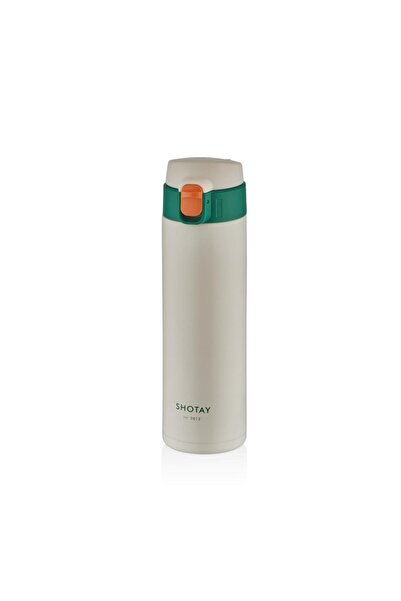 Shotay White Smile Steel Thermos Flask - 430ml